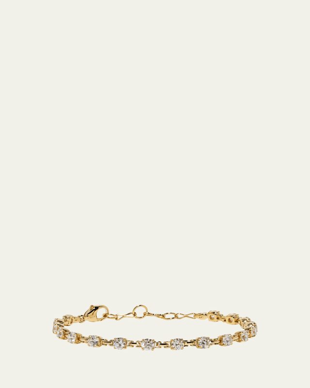 18K Yellow Gold Pirouette Large Diamond Bracelet